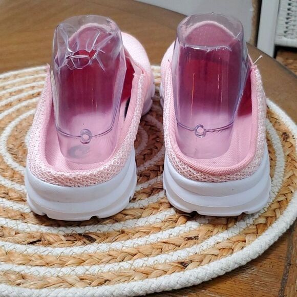 C Celenda Women’s Slip on Pink, Breathable, Arch Support Mule Sneakers,  Size 42 - Picture 6 of 9